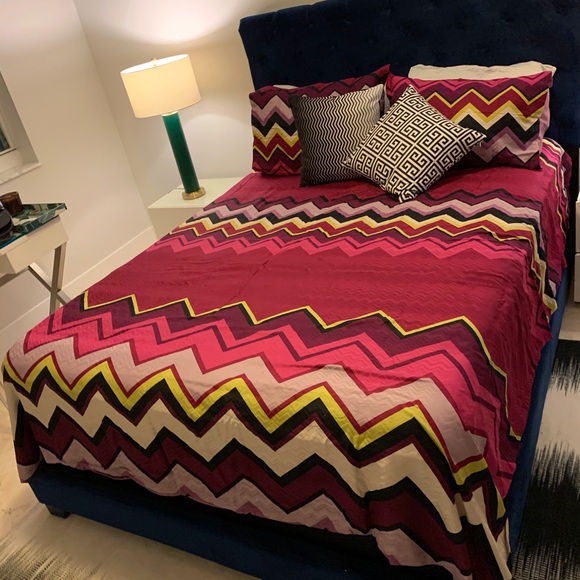 Missoni for Target Bedding Chevron Missoni Queen Duvet 2 Shams Poshmark